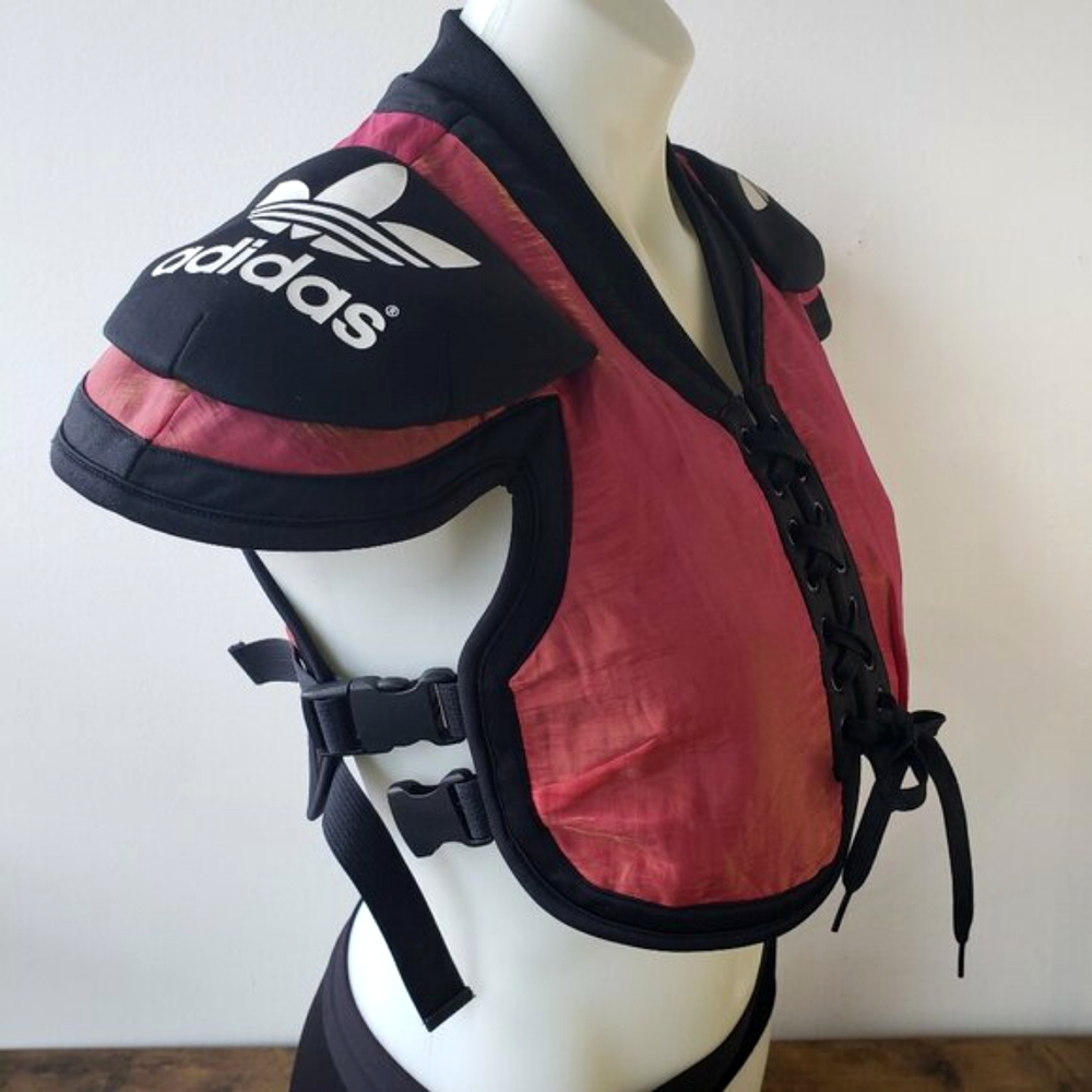 Rare Adidas Originals x Rita Ora Space Shifter Vest w Football Shoulder Pads